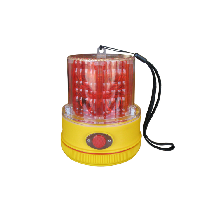 4-3/4 Amber LED Strobe Light Caged Beacon