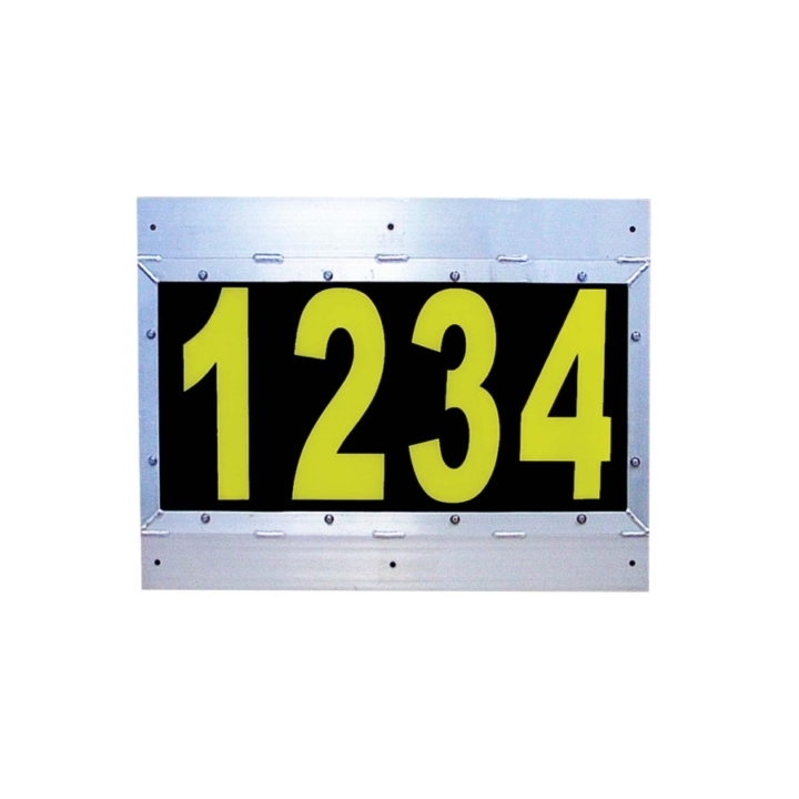 126-67027WXVC-4 <BR />26”x 34” L.E.D. Backlit Four Numeric Sign Board
