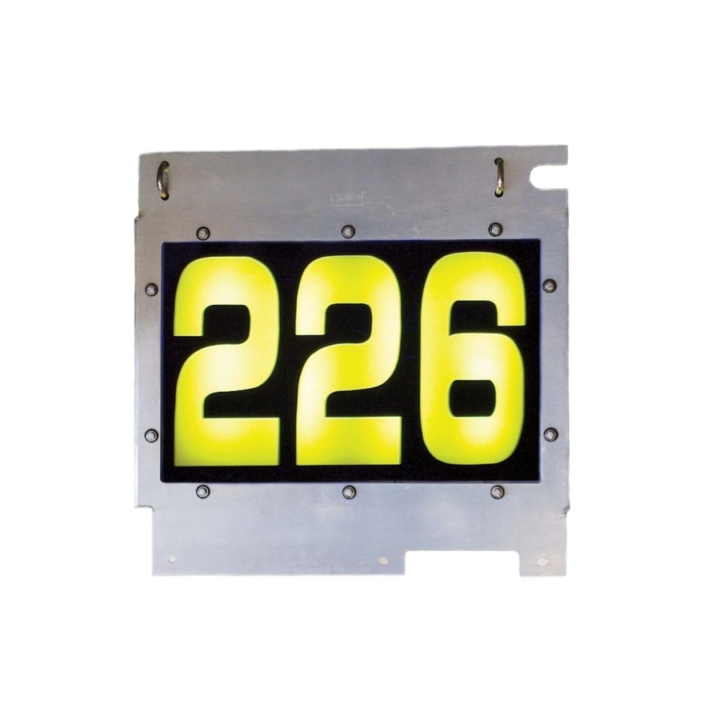 126-67030C <BR/>25”x 24” L.E.D. Backlit Three Digit Numeric Sign Board