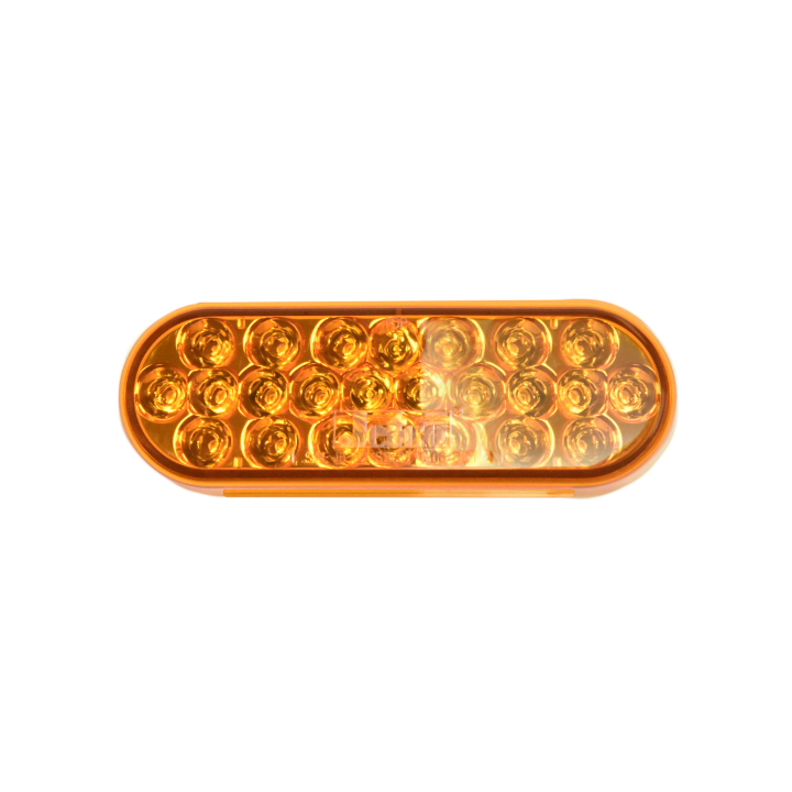 127-66050A <BR /> 6” x 2” Oval “Maximum CountTM” L.E.D. Sealed Amber Tail Light