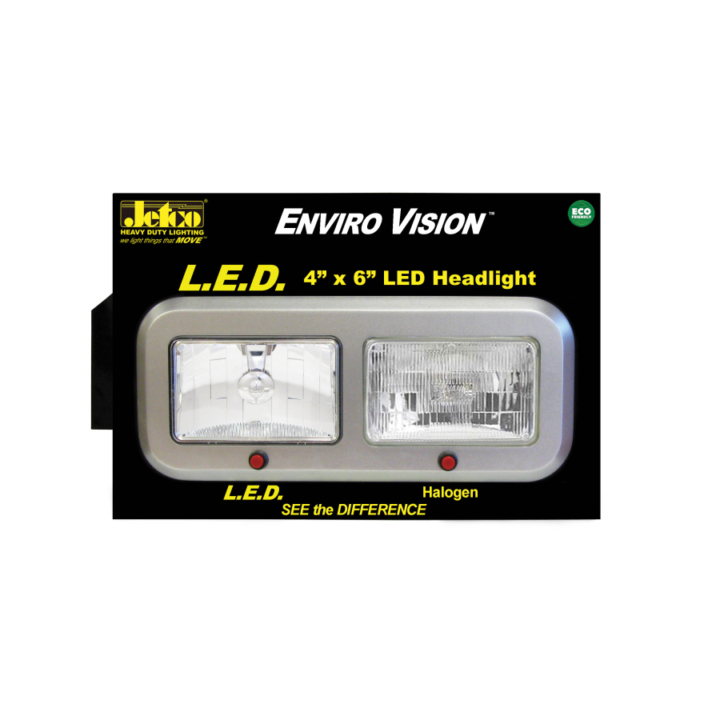390-LEDHL-CDB <BR /> L.E.D. Headlight Countertop Display