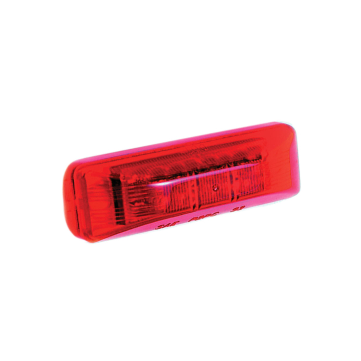 127-19000 <BR /> 1” x 4“ Rectangular L.E.D. Sealed Marker Lamp – Red