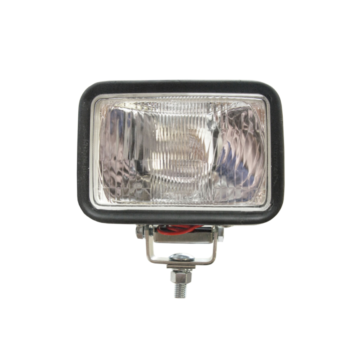 128-70H4651 <BR /> 5”x 7” Rectangular Halogen Auxiliary Driving Light in Rubber Housing