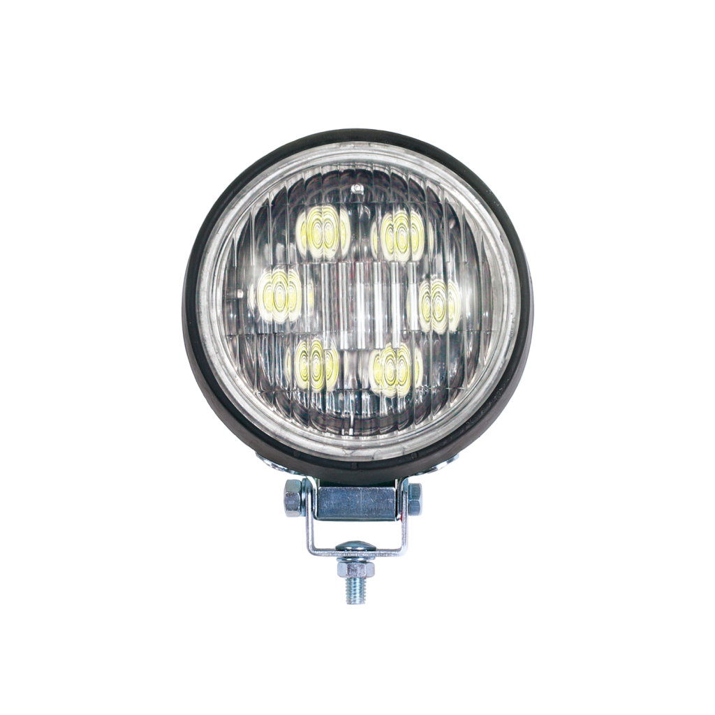 128-50LED4411 5” Round (PAR 36) L.E.D. Work Light in Rubber Housing 128-50LED4411  - Jetco