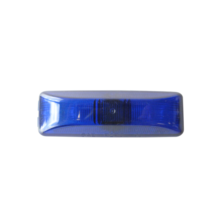 126-1900B <BR />1” × 4” Blue Sealed Marker Lamp