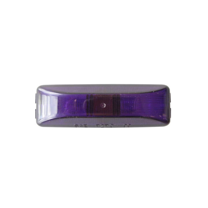 126-1900P <BR />1” × 4” Purple Sealed Marker Lamp